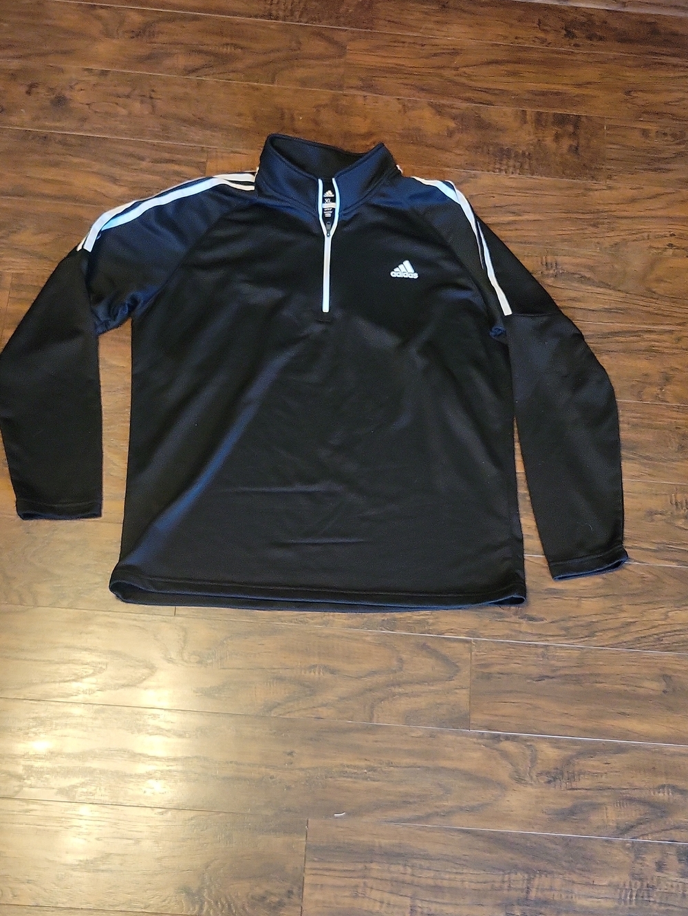 Adidas Women's Black 1/4 Zip Performance Pullover Jacket